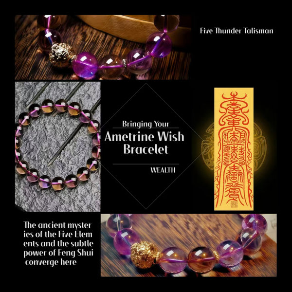 Ametrine Wish Bracelet – Worn on the Left Hand