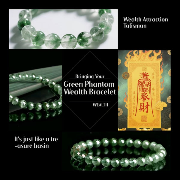 Green Phantom Wealth Accumulation Bracelet – Worn on the Left Hand