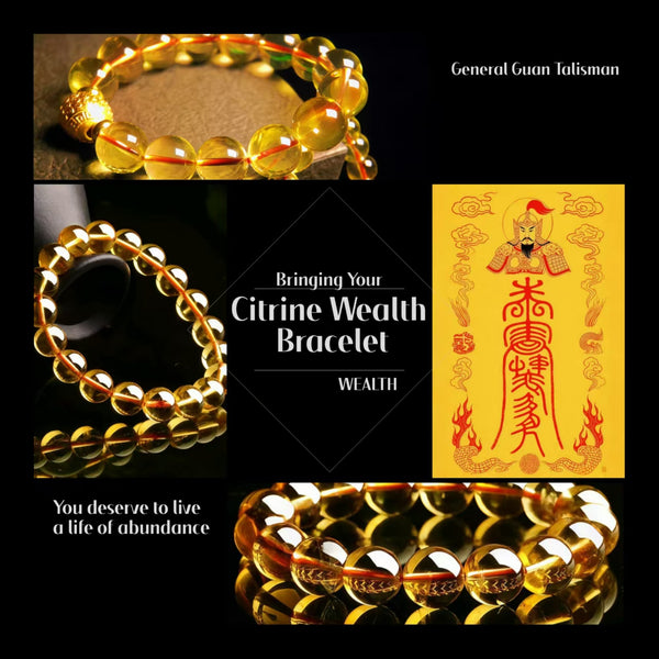 Citrine Wealth Bracelet – Worn on the Left Hand