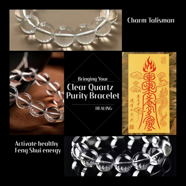 Clear Quartz Purity Bracelet – Worn on the Left Hand