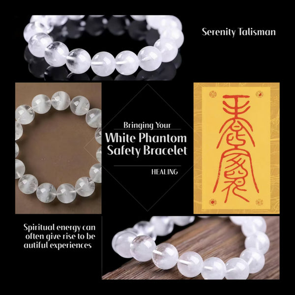 White Phantom Safety Bracelet– Wear on the Left Hand