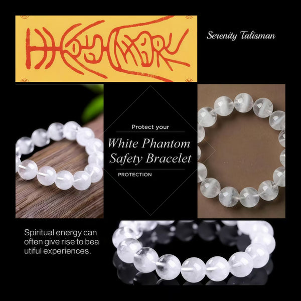 White Phantom Safety Bracelet– Wear on the Left Hand