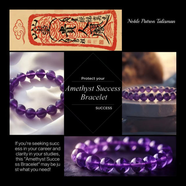 Amethyst Success Bracelet – Worn on the Left Hand