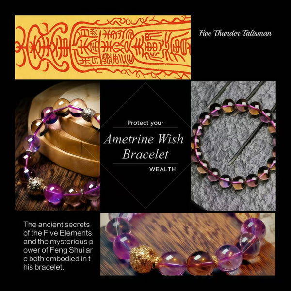 Ametrine Wish Bracelet – Worn on the Left Hand